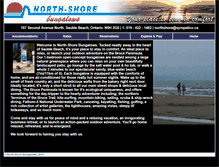 Tablet Screenshot of northshorebungalows.com